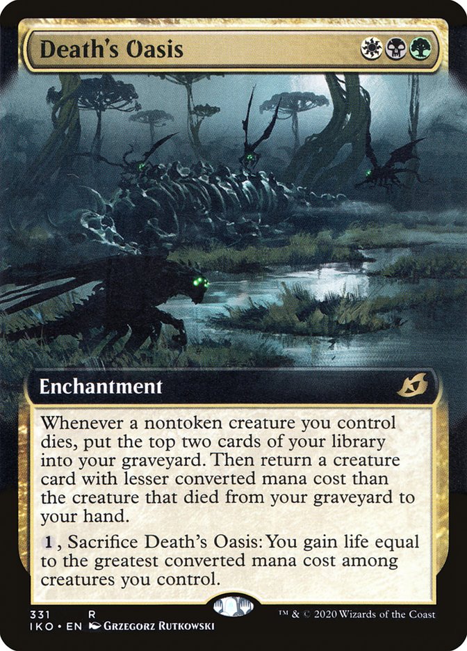 Death's Oasis (Extended Art) [Ikoria: Lair of Behemoths] | Shuffle n Cut Hobbies & Games