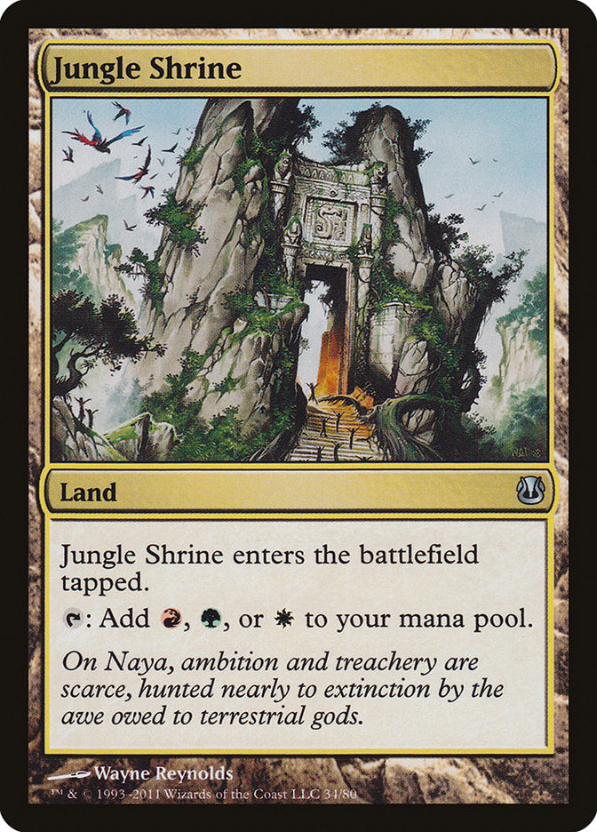 Jungle Shrine [Duel Decks: Ajani vs. Nicol Bolas] | Shuffle n Cut Hobbies & Games