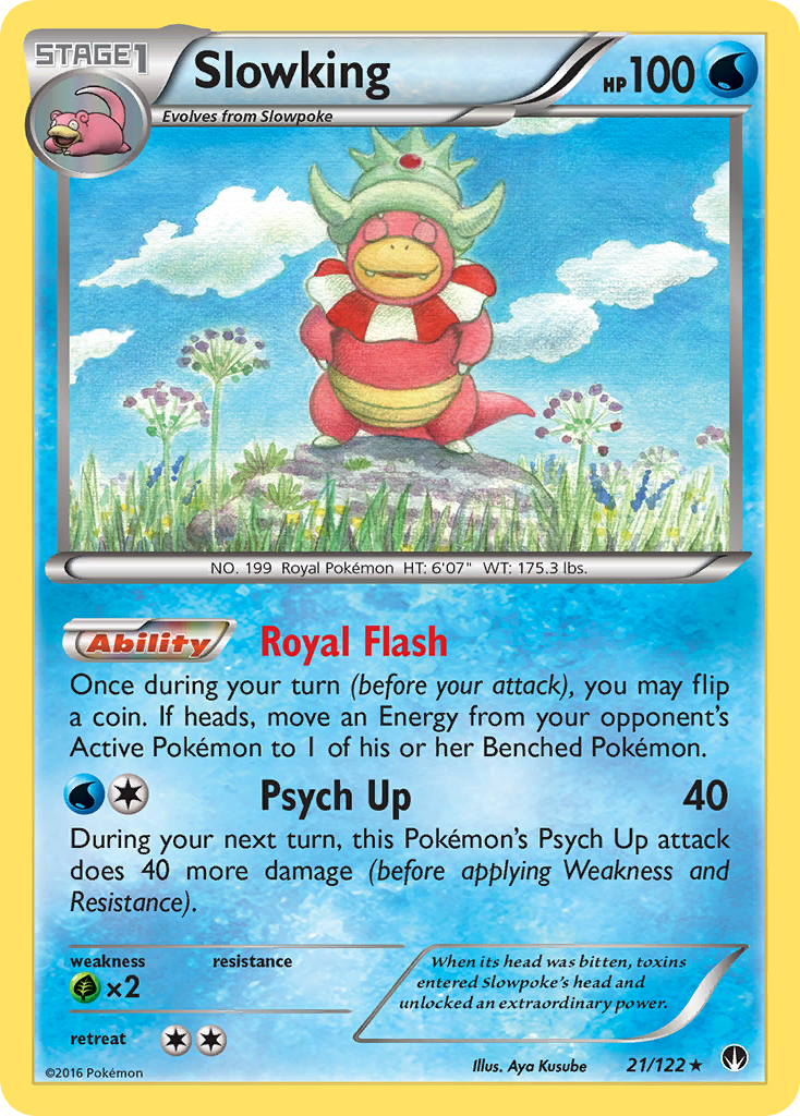 Slowking (21/122) [XY: BREAKpoint] | Shuffle n Cut Hobbies & Games