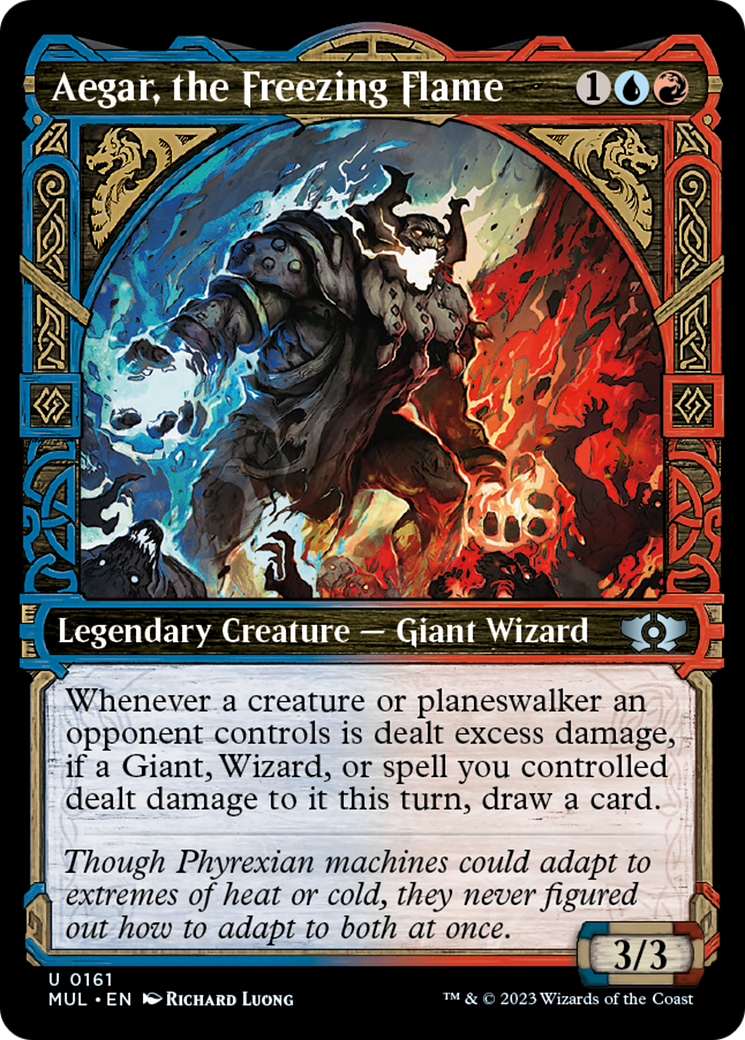 Aegar, the Freezing Flame (Halo Foil) [Multiverse Legends] | Shuffle n Cut Hobbies & Games