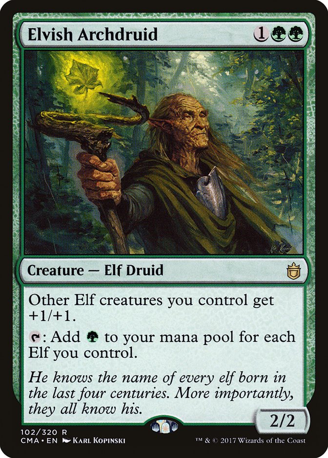 Elvish Archdruid [Commander Anthology] | Shuffle n Cut Hobbies & Games