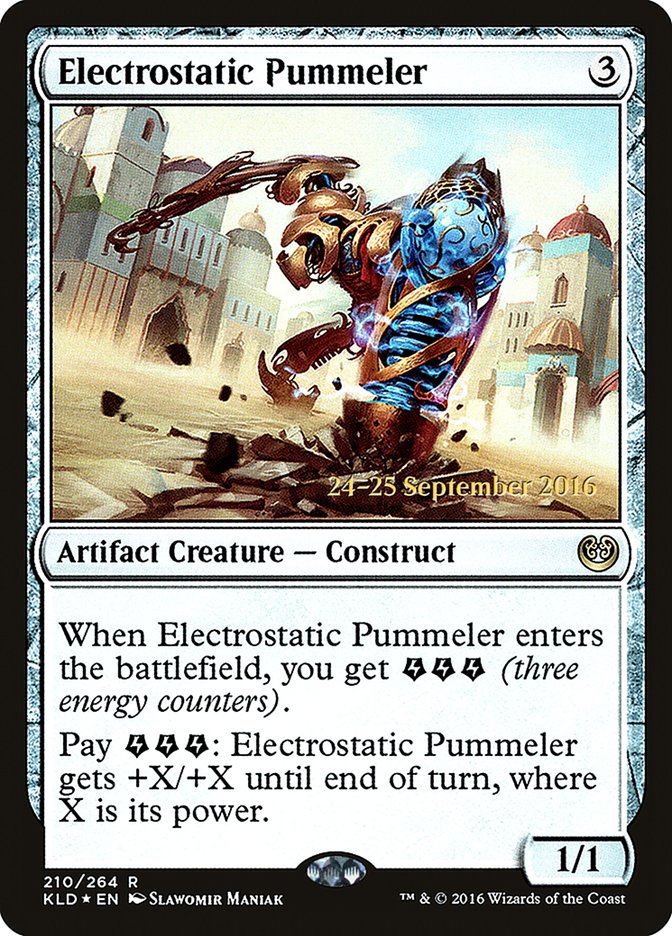 Electrostatic Pummeler [Kaladesh Prerelease Promos] | Shuffle n Cut Hobbies & Games