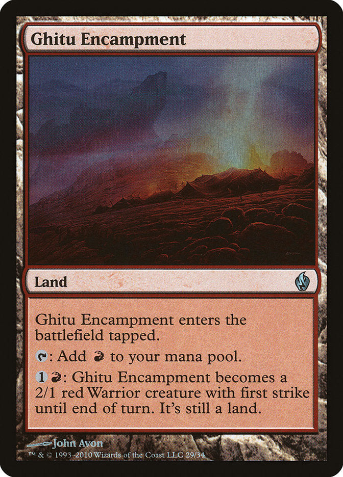 Ghitu Encampment [Premium Deck Series: Fire and Lightning] | Shuffle n Cut Hobbies & Games