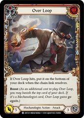 Over Loop (Red) [ARC020] Unlimited Edition Rainbow Foil | Shuffle n Cut Hobbies & Games