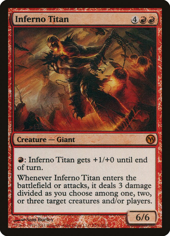 Inferno Titan (Duels of the Planeswalkers Promos) [Duels of the Planeswalkers Promos 2011] | Shuffle n Cut Hobbies & Games