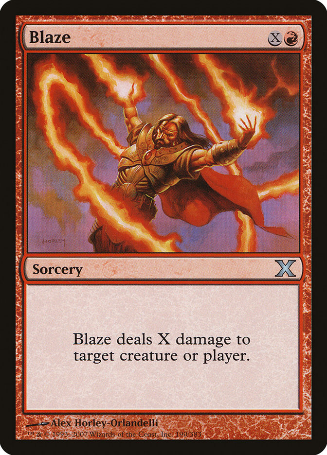 Blaze [Tenth Edition] | Shuffle n Cut Hobbies & Games