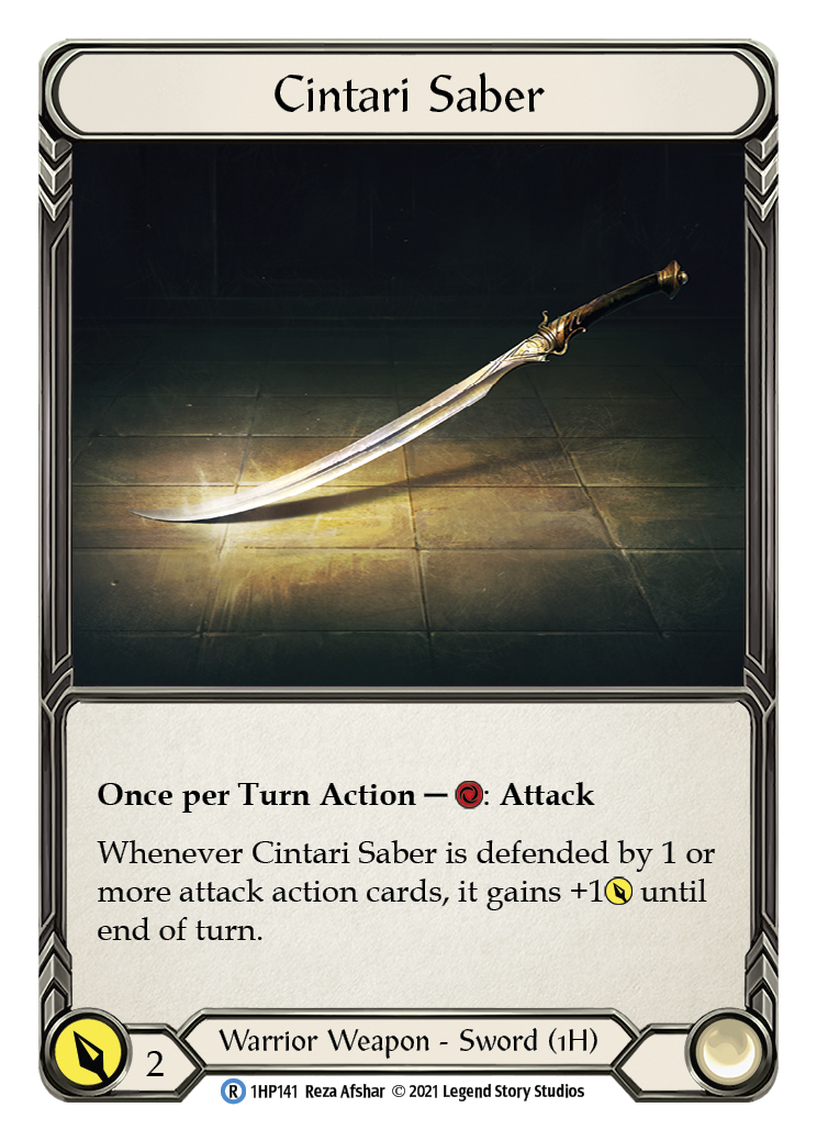 Cintari Saber (Left) [1HP141] | Shuffle n Cut Hobbies & Games