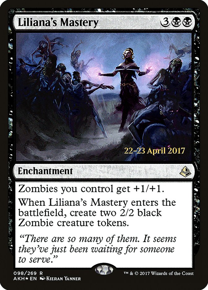 Liliana's Mastery [Amonkhet Prerelease Promos] | Shuffle n Cut Hobbies & Games