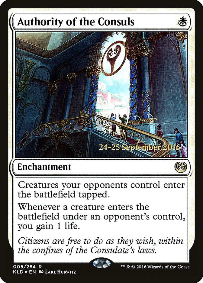 Authority of the Consuls [Kaladesh Prerelease Promos] | Shuffle n Cut Hobbies & Games