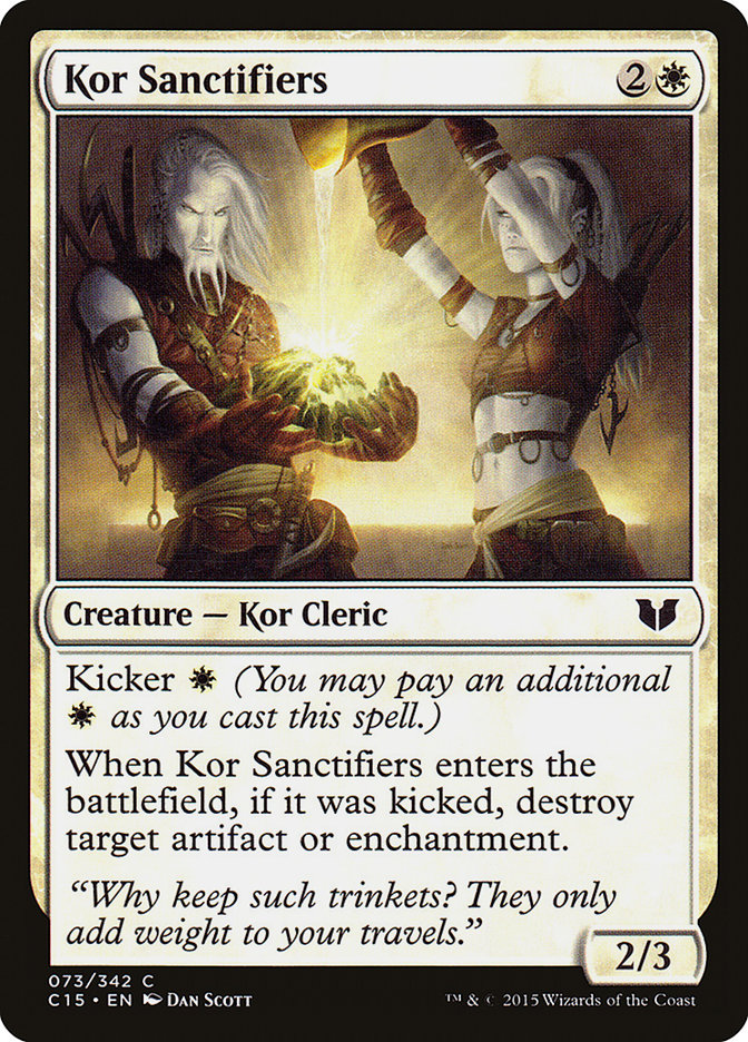 Kor Sanctifiers [Commander 2015] | Shuffle n Cut Hobbies & Games