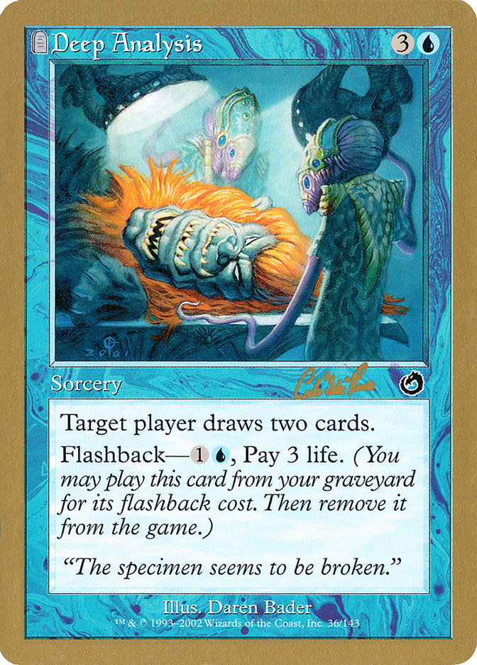 Deep Analysis (Carlos Romao) [World Championship Decks 2002] | Shuffle n Cut Hobbies & Games
