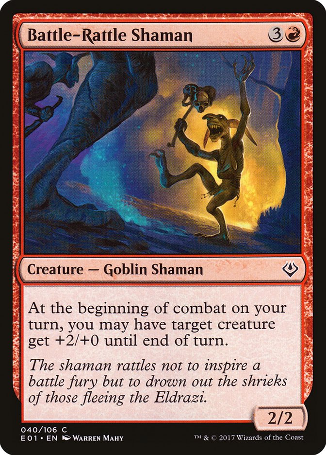 Battle-Rattle Shaman [Archenemy: Nicol Bolas] | Shuffle n Cut Hobbies & Games