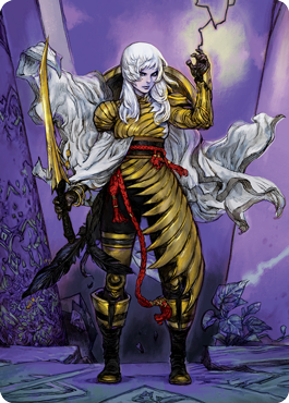 The Wandering Emperor 1 Art Card [Kamigawa: Neon Dynasty Art Series] | Shuffle n Cut Hobbies & Games