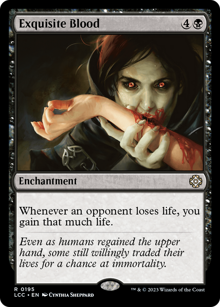 Exquisite Blood [The Lost Caverns of Ixalan Commander] | Shuffle n Cut Hobbies & Games