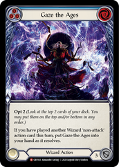 Gaze the Ages [CRU163] 1st Edition Normal | Shuffle n Cut Hobbies & Games