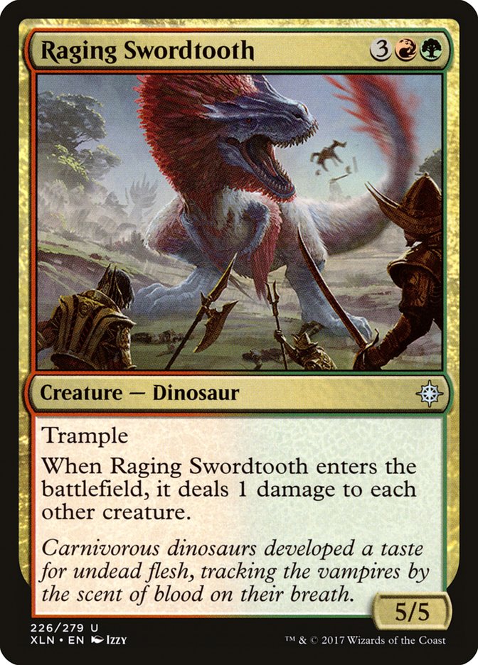 Raging Swordtooth [Ixalan] | Shuffle n Cut Hobbies & Games