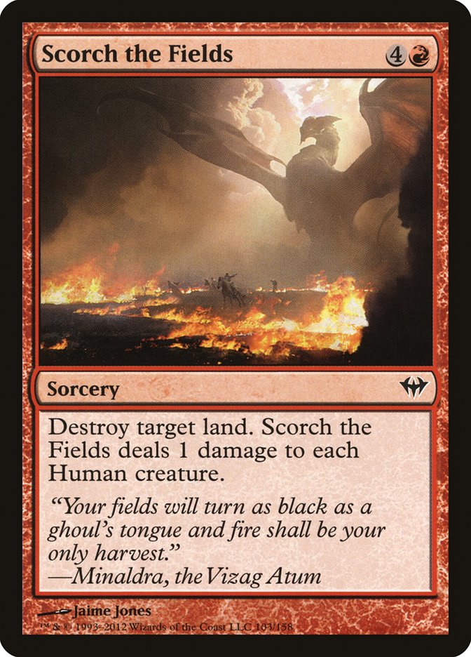 Scorch the Fields [Dark Ascension] | Shuffle n Cut Hobbies & Games