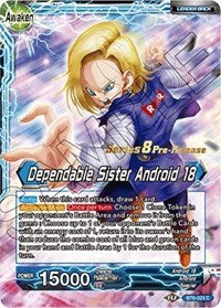Android 18 // Dependable Sister Android 18 [BT8-023_PR] | Shuffle n Cut Hobbies & Games