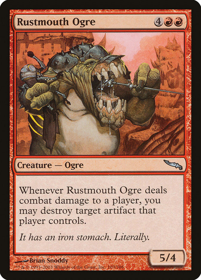 Rustmouth Ogre [Mirrodin] | Shuffle n Cut Hobbies & Games