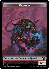 Treasure // Gremlin Double-Sided Token [March of the Machine Commander Tokens] | Shuffle n Cut Hobbies & Games
