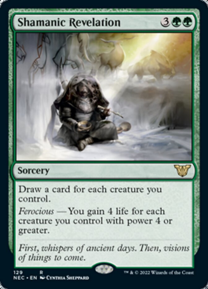 Shamanic Revelation [Kamigawa: Neon Dynasty Commander] | Shuffle n Cut Hobbies & Games