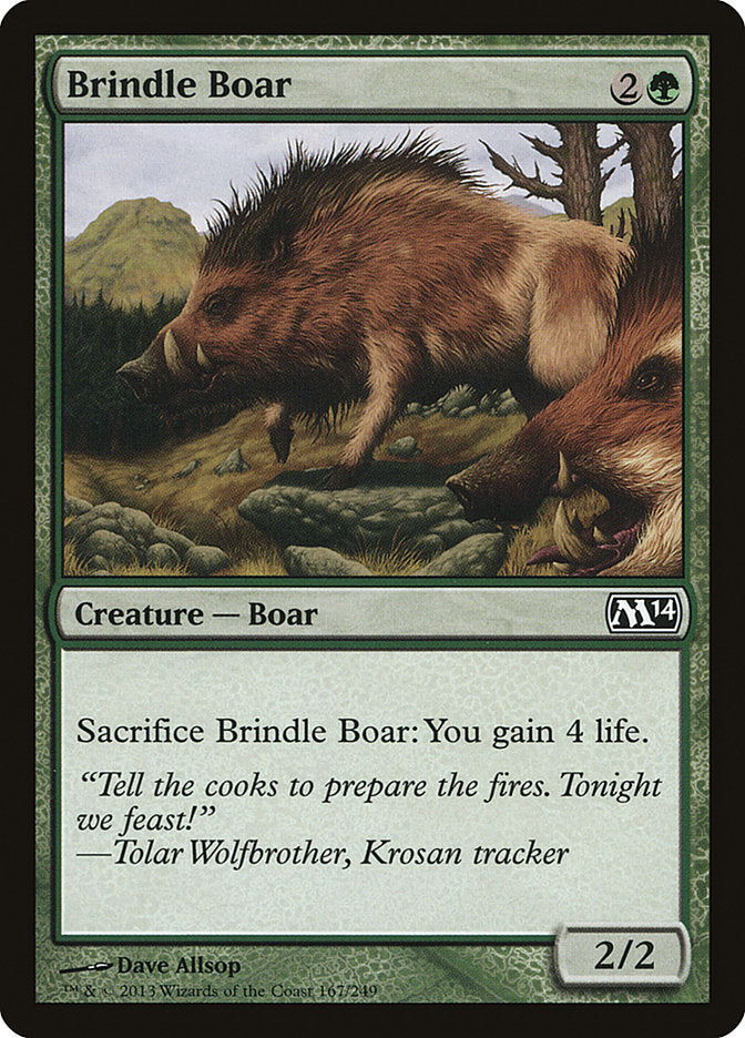 Brindle Boar [Magic 2014] | Shuffle n Cut Hobbies & Games