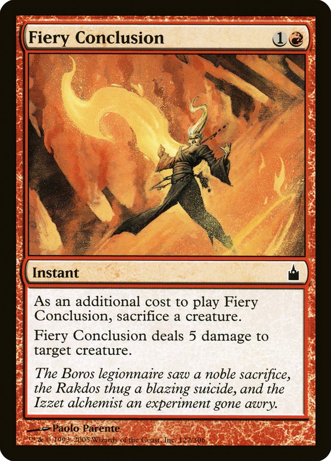Fiery Conclusion [Ravnica: City of Guilds] | Shuffle n Cut Hobbies & Games