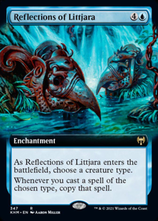 Reflections of Littjara (Extended Art) [Kaldheim] | Shuffle n Cut Hobbies & Games