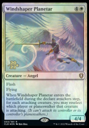 Windshaper Planetar [Commander Legends: Battle for Baldur's Gate Prerelease Promos] | Shuffle n Cut Hobbies & Games