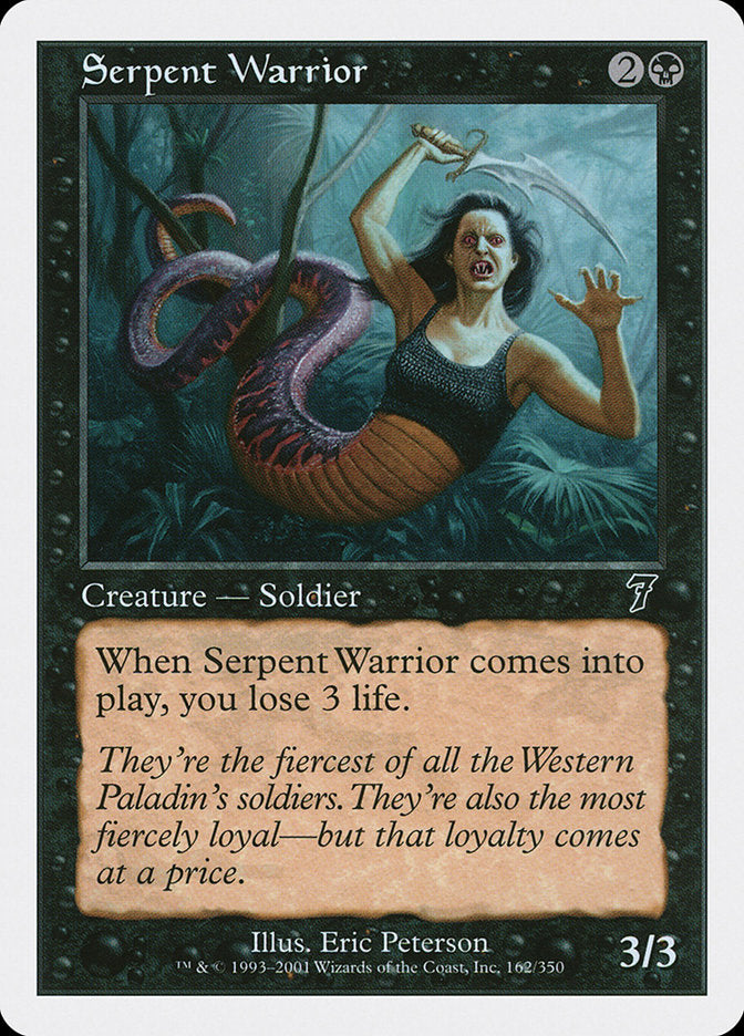 Serpent Warrior [Seventh Edition] | Shuffle n Cut Hobbies & Games