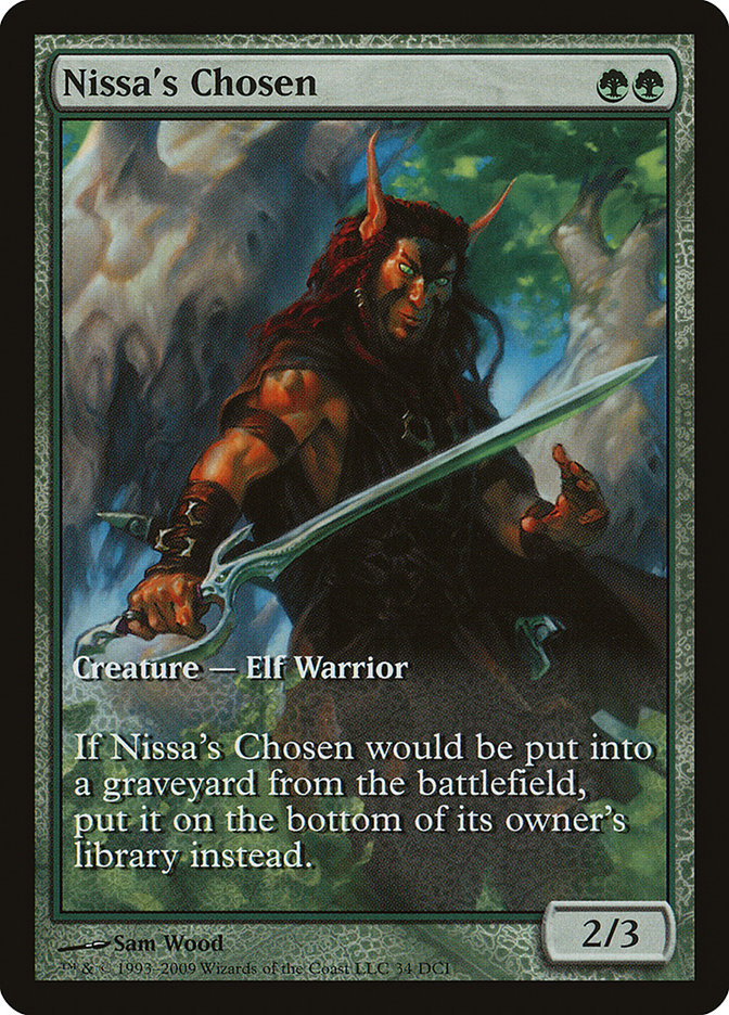 Nissa's Chosen (Game Day) (Extended Art) [Zendikar Promos] | Shuffle n Cut Hobbies & Games