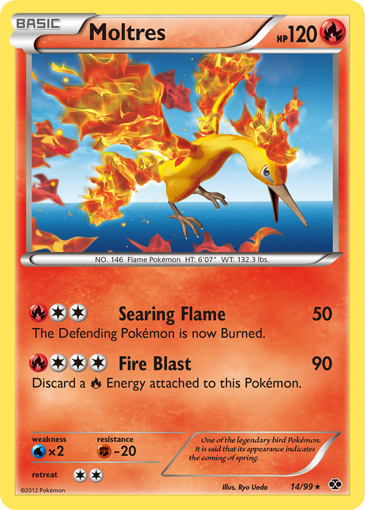Moltres (14/99) [Black & White: Next Destinies] | Shuffle n Cut Hobbies & Games