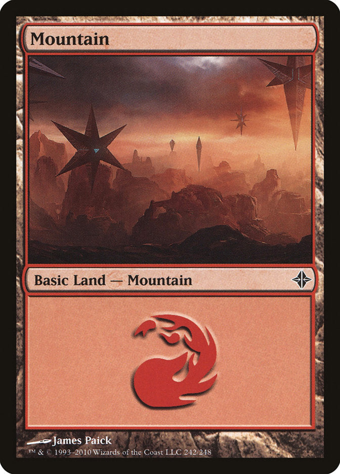 Mountain (242) [Rise of the Eldrazi] | Shuffle n Cut Hobbies & Games
