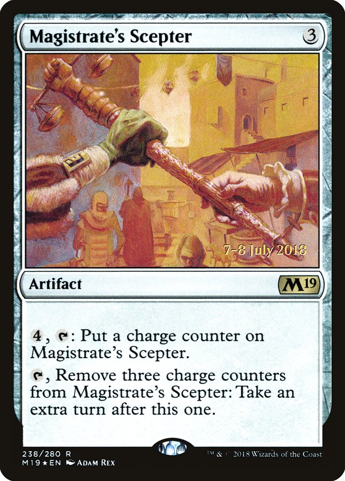 Magistrate's Scepter [Core Set 2019 Prerelease Promos] | Shuffle n Cut Hobbies & Games