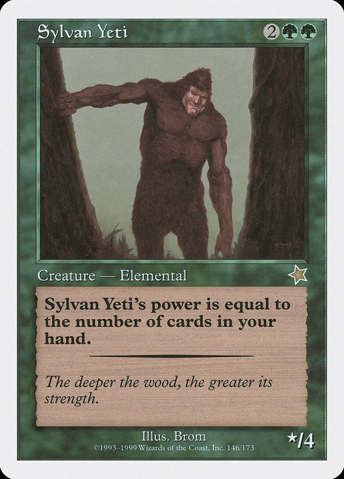 Sylvan Yeti [Starter 1999] | Shuffle n Cut Hobbies & Games