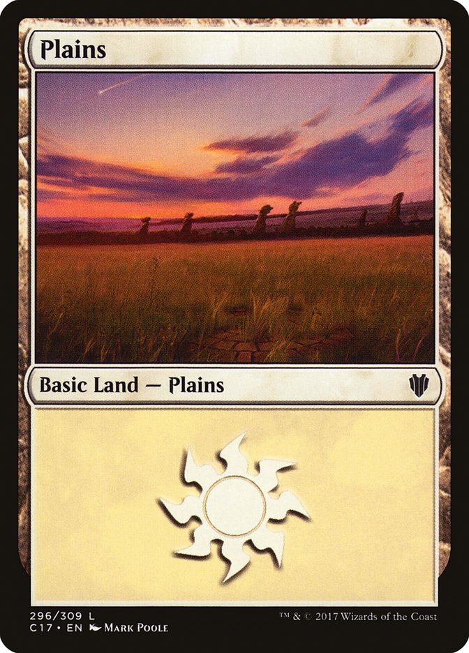 Plains (296) [Commander 2017] | Shuffle n Cut Hobbies & Games