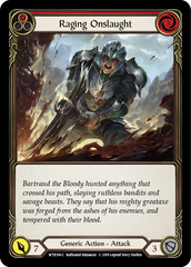 Raging Onslaught (Red) [WTR188-C] Alpha Print Rainbow Foil | Shuffle n Cut Hobbies & Games
