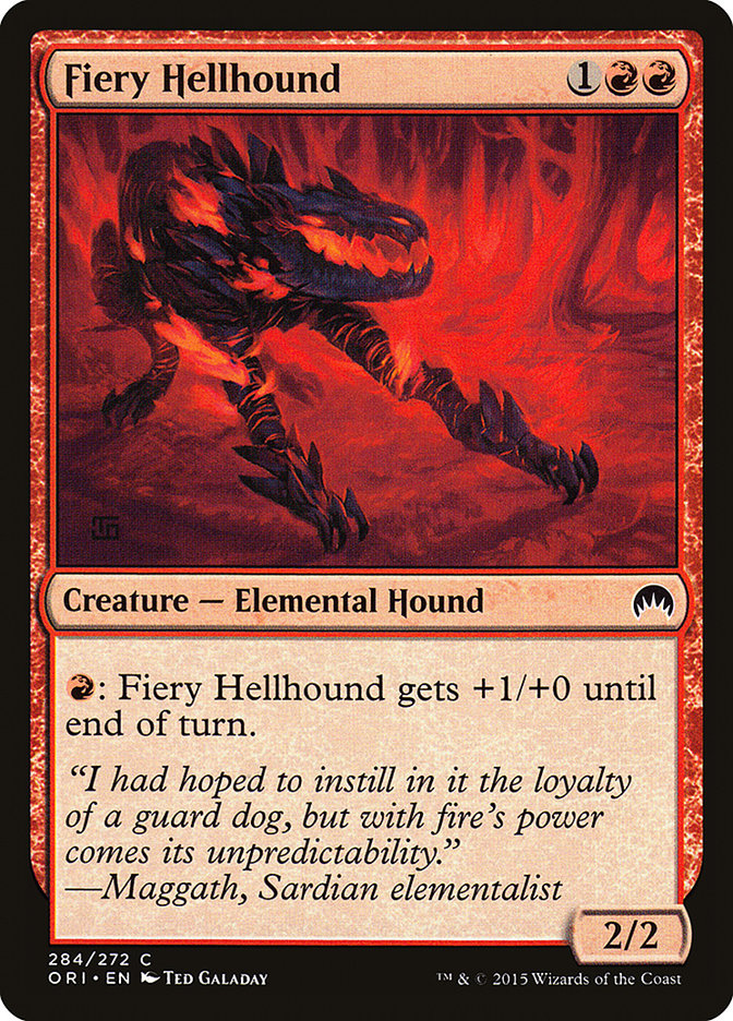 Fiery Hellhound [Magic Origins] | Shuffle n Cut Hobbies & Games