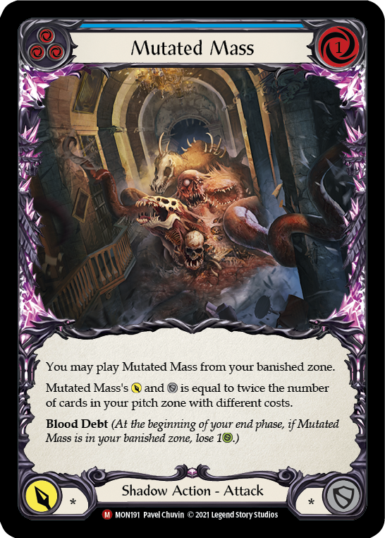 Mutated Mass (Rainbow Foil) [MON191-RF] 1st Edition Rainbow Foil | Shuffle n Cut Hobbies & Games