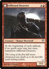 Afflicted Deserter // Werewolf Ransacker [Dark Ascension] | Shuffle n Cut Hobbies & Games