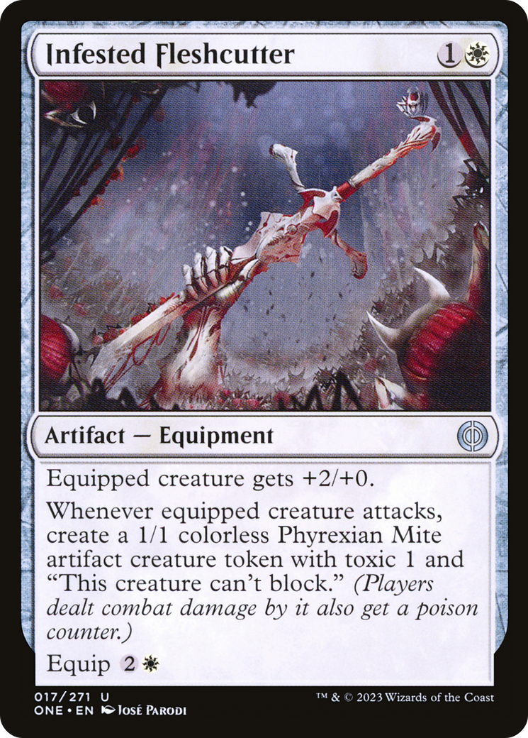 Infested Fleshcutter [Phyrexia: All Will Be One] | Shuffle n Cut Hobbies & Games