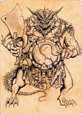 Thrakkus the Butcher Art Card [Commander Legends: Battle for Baldur's Gate Art Series] | Shuffle n Cut Hobbies & Games