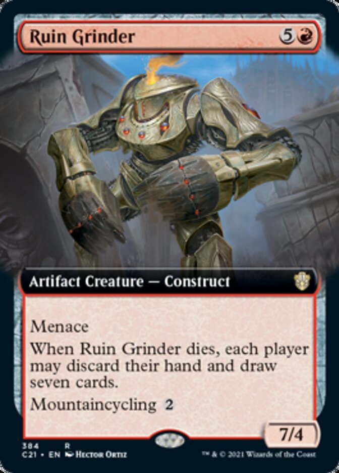 Ruin Grinder (Extended Art) [Commander 2021] | Shuffle n Cut Hobbies & Games