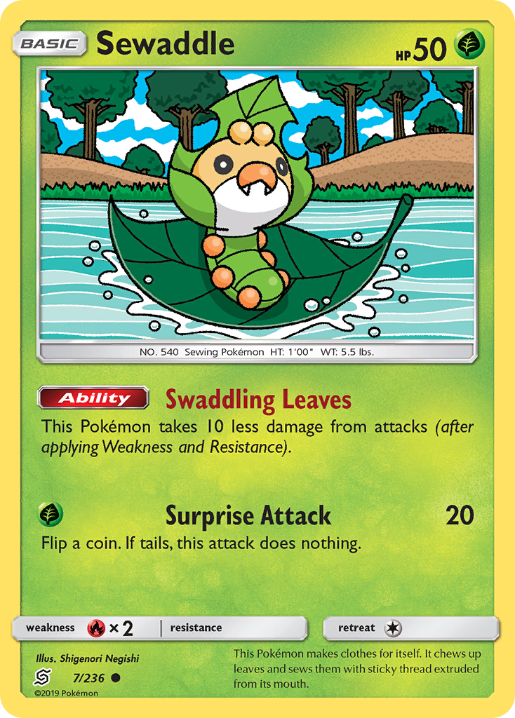 Sewaddle (7/236) [Sun & Moon: Unified Minds] | Shuffle n Cut Hobbies & Games