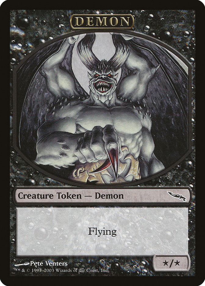 Demon Token [Magic Player Rewards 2003] | Shuffle n Cut Hobbies & Games