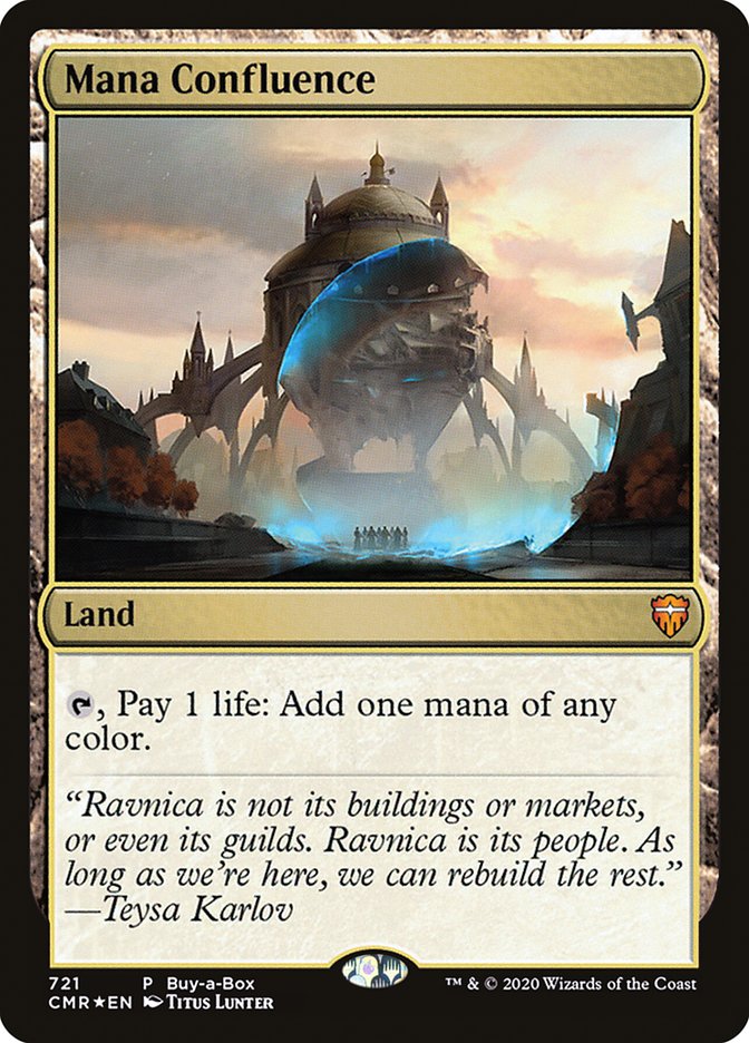 Mana Confluence (Buy-A-Box) [Commander Legends Promos] | Shuffle n Cut Hobbies & Games