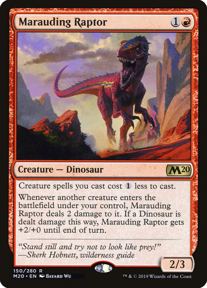 Marauding Raptor [Core Set 2020] | Shuffle n Cut Hobbies & Games