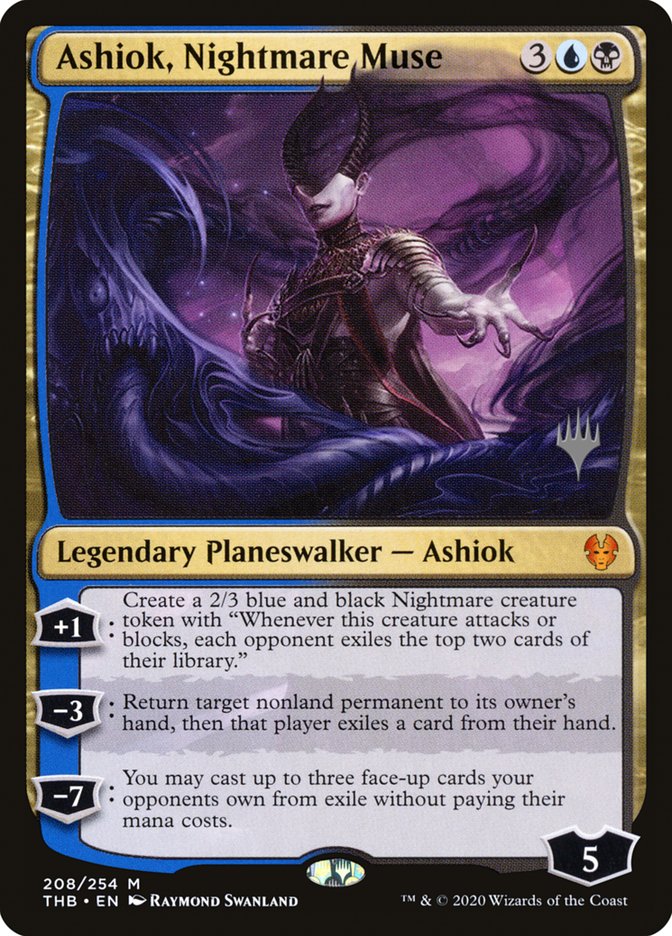 Ashiok, Nightmare Muse (Promo Pack) [Theros Beyond Death Promos] | Shuffle n Cut Hobbies & Games