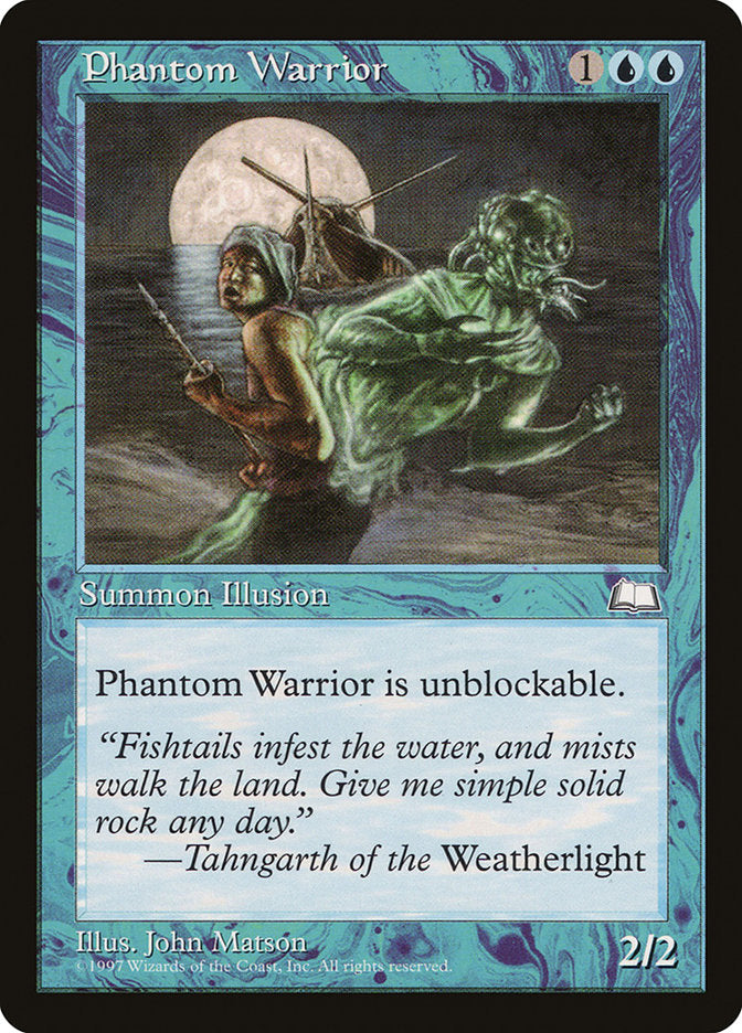 Phantom Warrior [Weatherlight] | Shuffle n Cut Hobbies & Games