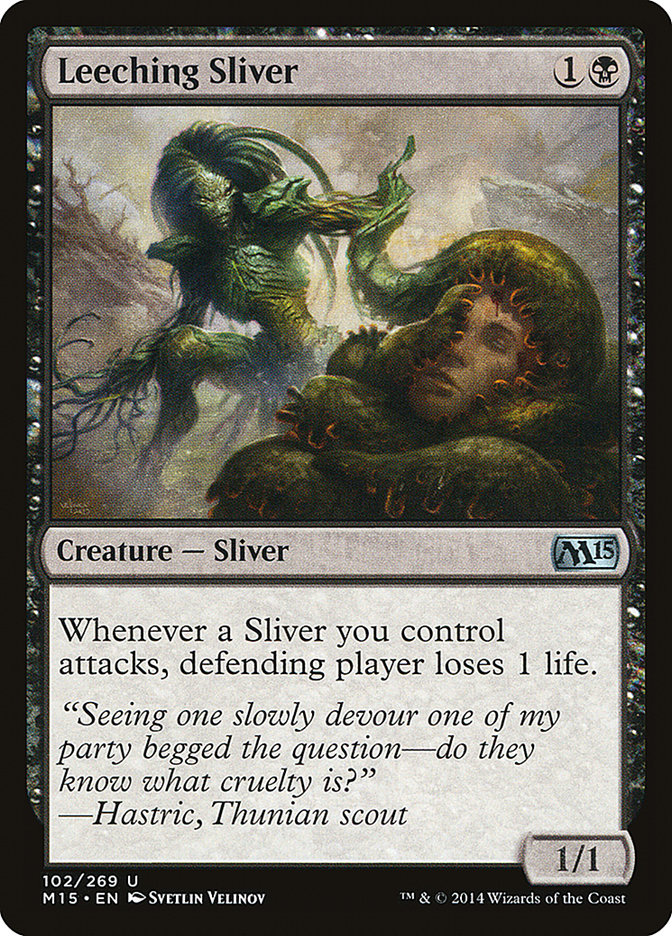 Leeching Sliver [Magic 2015] | Shuffle n Cut Hobbies & Games